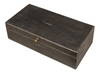 Gatsburg  Shagreen Box  Ant.Grey S/2, by Sarreid, 6" length x 1' width x 3" height thumbnail 5