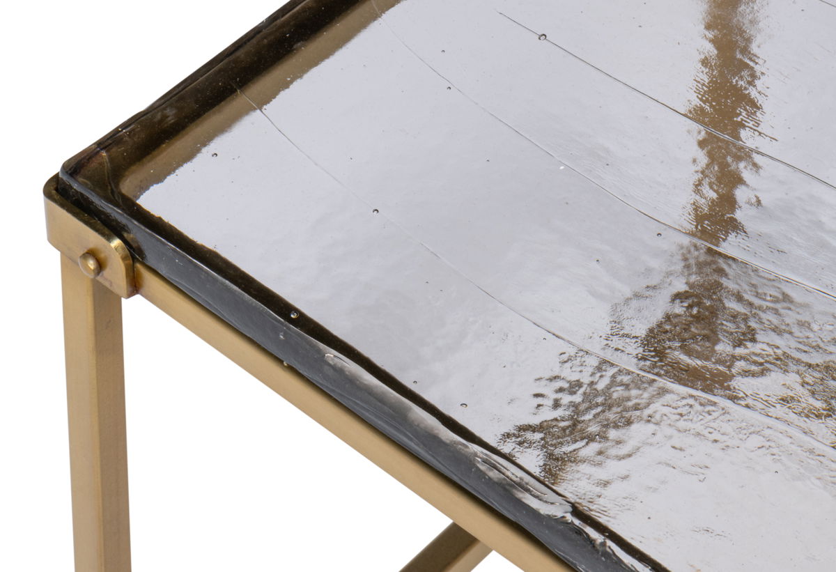 Christian Side Table, by Sarreid, 1" length x 1" width x 1'10" height View 12