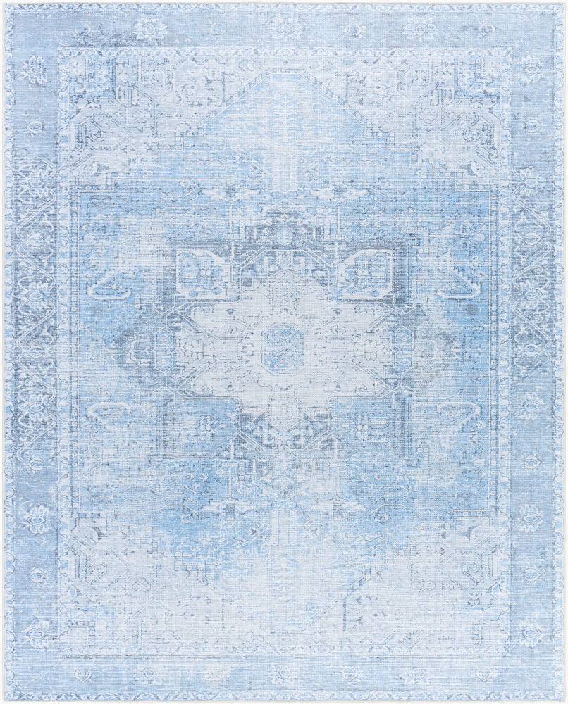 Amelie Machine Woven Rug, by Surya, 1'3.75" length x 1'3.75" width