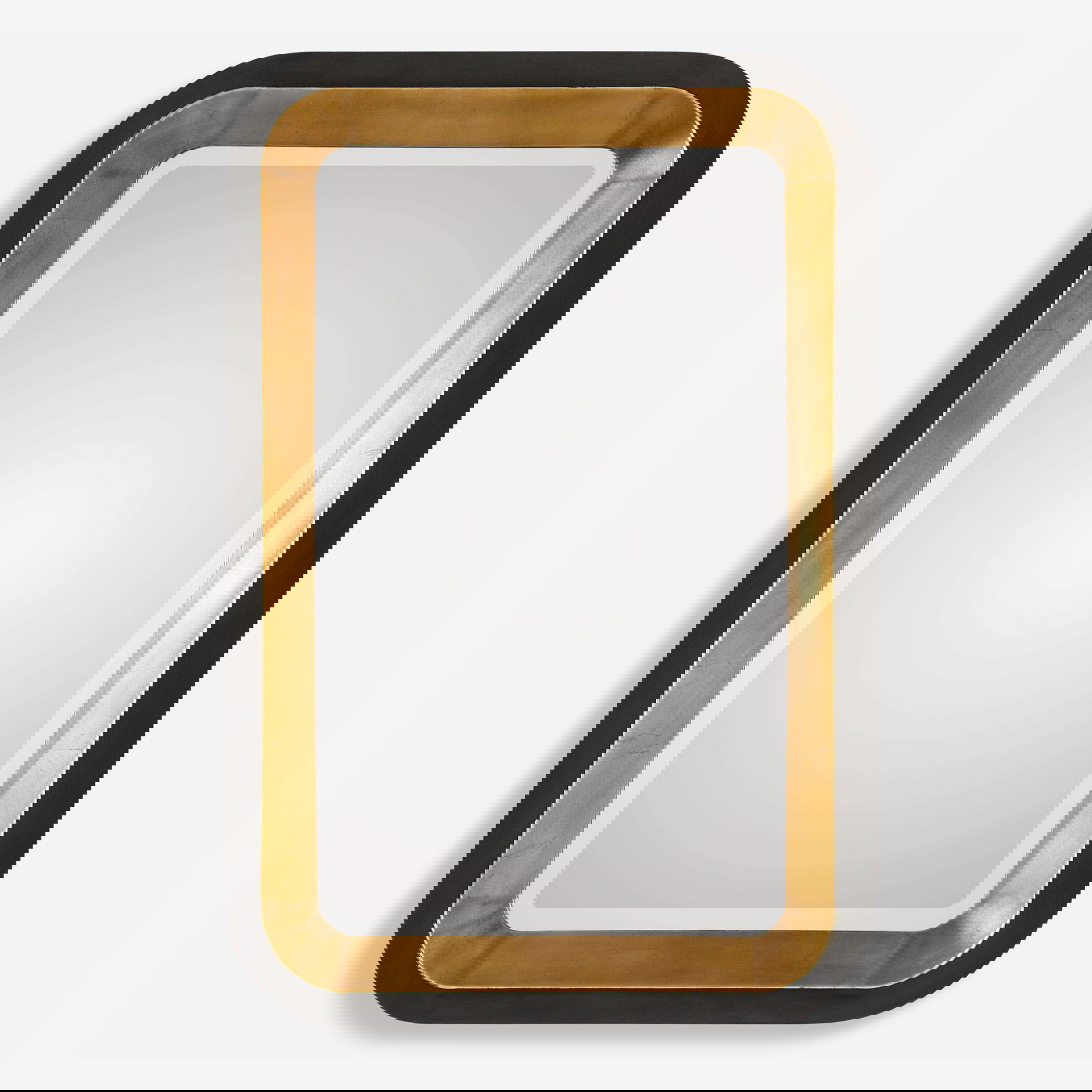 Niva Metallic Gold Wall Mirror, by Uttermost, 28" width x 42.13" height x 4" depth View 1