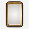 Niva Metallic Gold Wall Mirror thumbnail 0