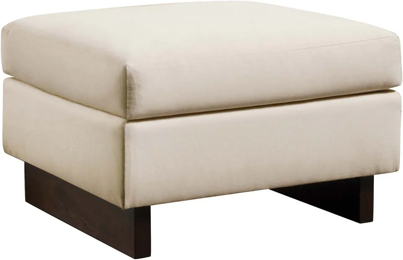 Paxton Ottoman, by Stickley, 27" width x 18" height x 23" depth