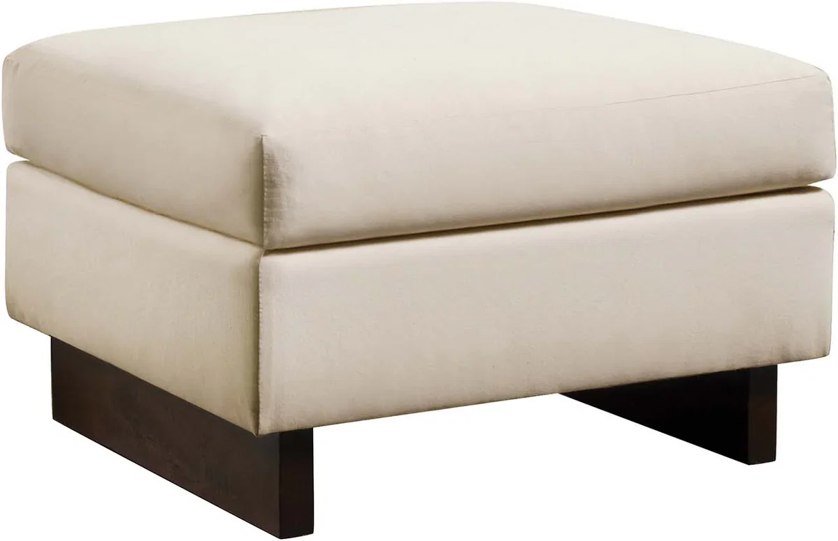 Paxton Ottoman, by Stickley, 27" width x 18" height x 23" depth