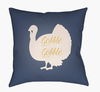 Turkey Accent Pillow, Decorative Pillow by Surya, 18" length x 18" width thumbnail