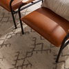 Esben Hand Knotted Wool Ivory/Brown Area Rug thumbnail 5