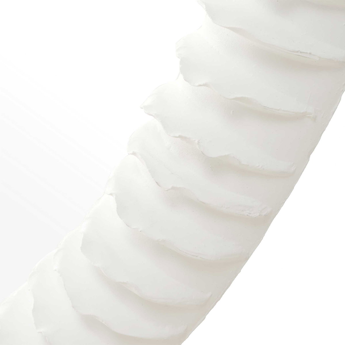 Akiko White Round Mirror, by Uttermost, 35.5" width x 35.5" height x 2.75" depth View 6