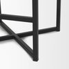 Frodo Backless 26.5in Seat Counter Stool | Counter White Fabric, Counter & Bar Stool by Mercana, 16.5" length x 16.5" width x 26.5" height thumbnail 12