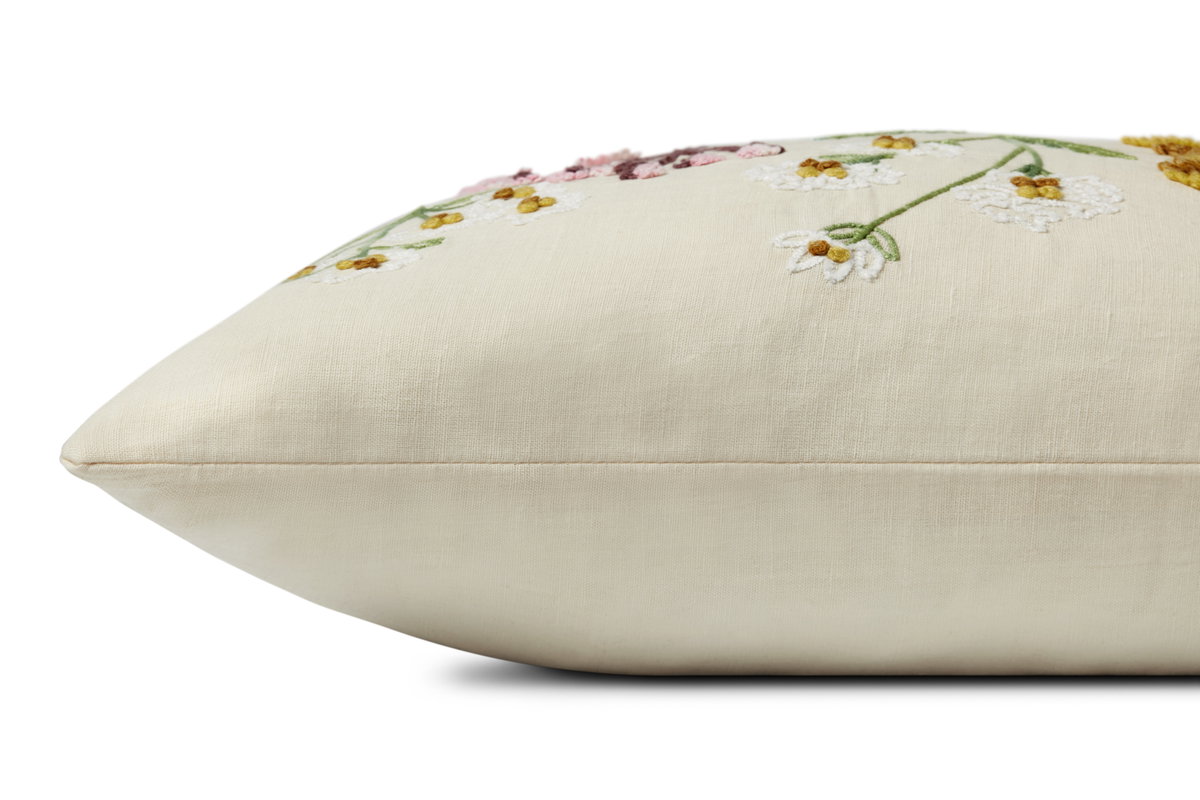 Rifle Paper Co. x Loloi No Name Pillow, Decorative Pillow, 13" length x 35" width View 3