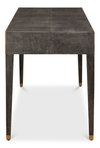 Gabriella Shagreen Desk/Table Ant.Grey, by Sarreid, 2' length x 4' width x 2'6" height thumbnail 4
