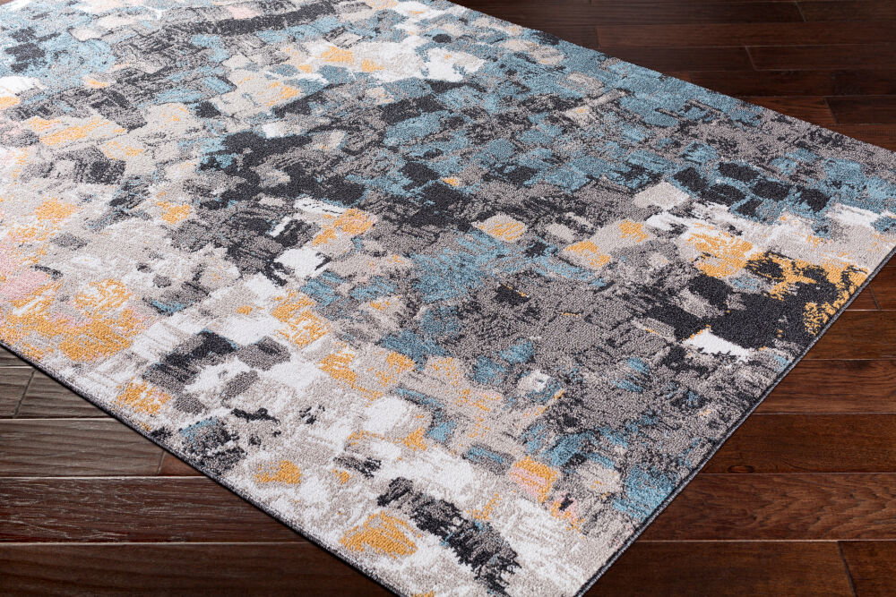 Azul Machine Woven Rug, by Surya, 2'11" length x 2' width