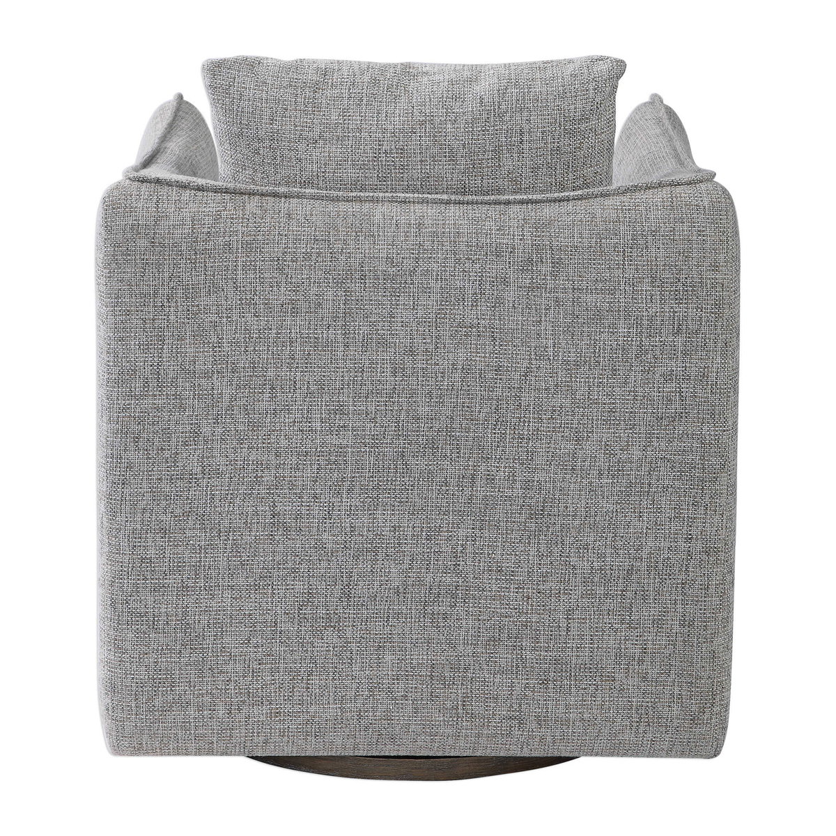 Corben Gray Swivel Chair, Furniture by Uttermost, 30" width x 30" height x 30" depth View 5