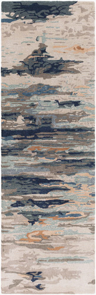 Kavita Handmade Rug, by Surya, 8' length x 2'6" width