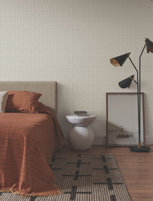 Martigue Stripe Grey Wallpaper