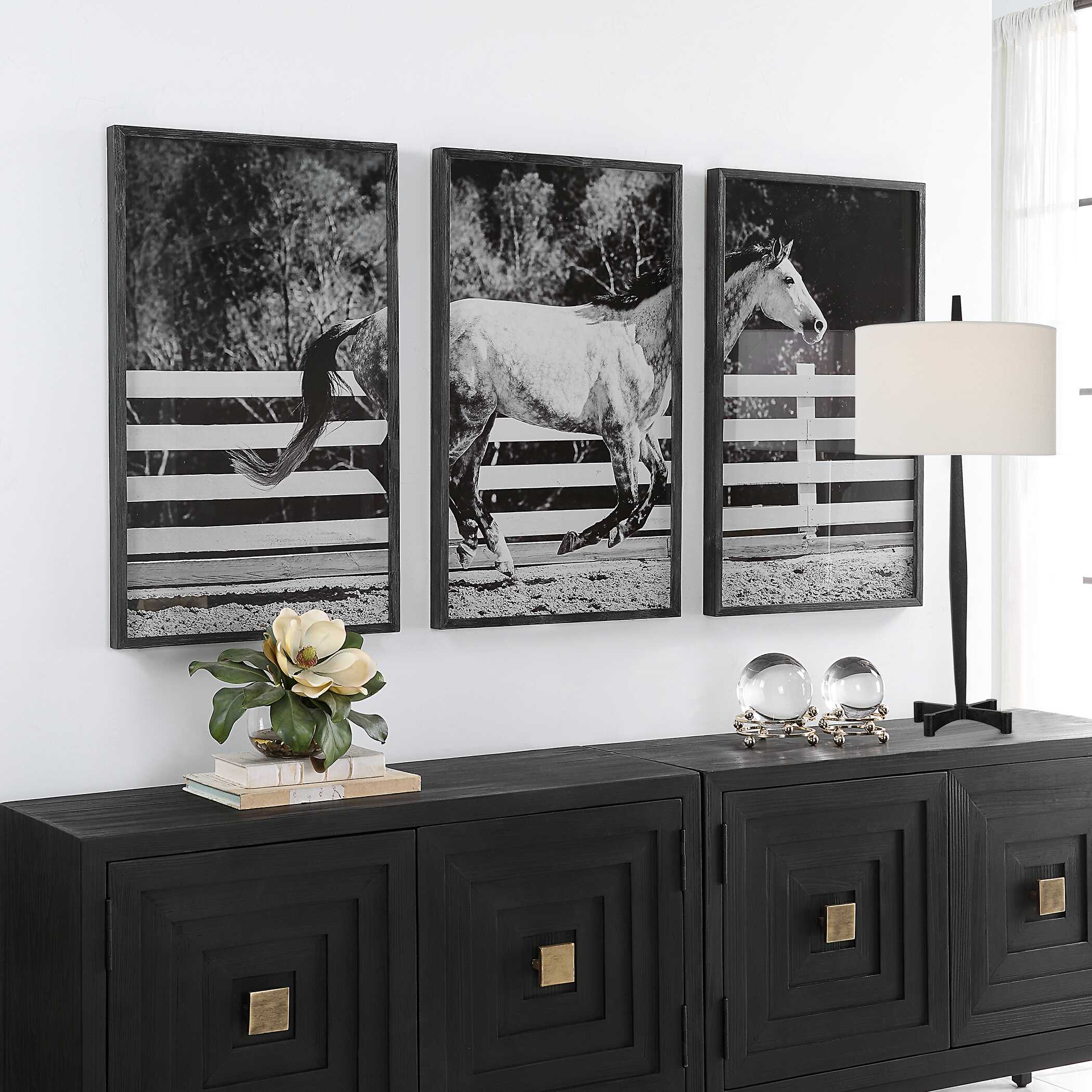 Galloping Forward Equine Prints Set/3 Galloping Forward Equine Prints Set/3 large image