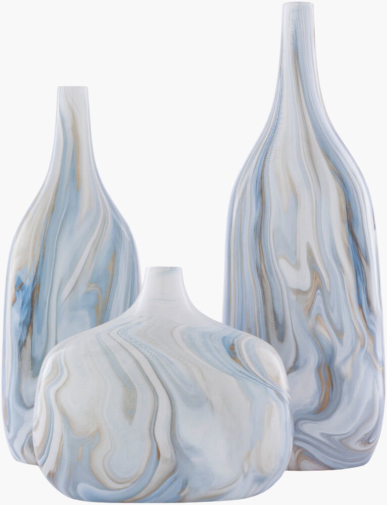 Marble Vase, by Surya, 5" width x 18" height