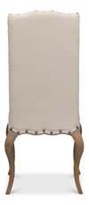 Thorne Side Chair  Beige, by Sarreid, 1'10" length x 1'8" width x 3'7" height thumbnail 10