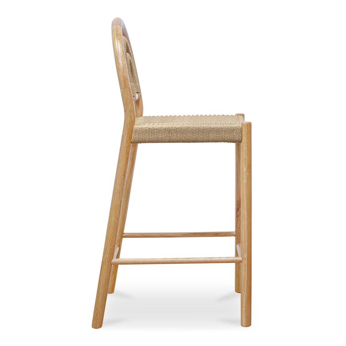 Avery Counter Stool Natural, Counter & Bar Stool by Moe's Home, 18.5" width x 39.75" height x 20.5" depth View 4