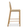 Avery Counter Stool Natural, Counter & Bar Stool by Moe's Home, 18.5" width x 39.75" height x 20.5" depth thumbnail 4