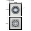 String Duet Geometric Art Set/2, by Uttermost, 1'11.62" width x 1'11.62" height x 2.5" depth thumbnail 3