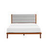 Mercury Upholstered Queen Platform Bed, Amber, by Greenington, 87" length x 63.5" width x 42" height thumbnail 2