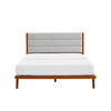 Mercury Upholstered Queen Platform Bed, Amber, by Greenington, 87" length x 63.5" width x 42" height thumbnail 3