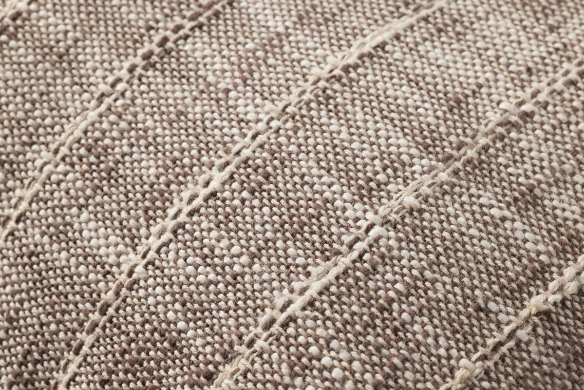 Loloi Brown Pillow, Decorative Pillow, 16" length x 26" width View 3