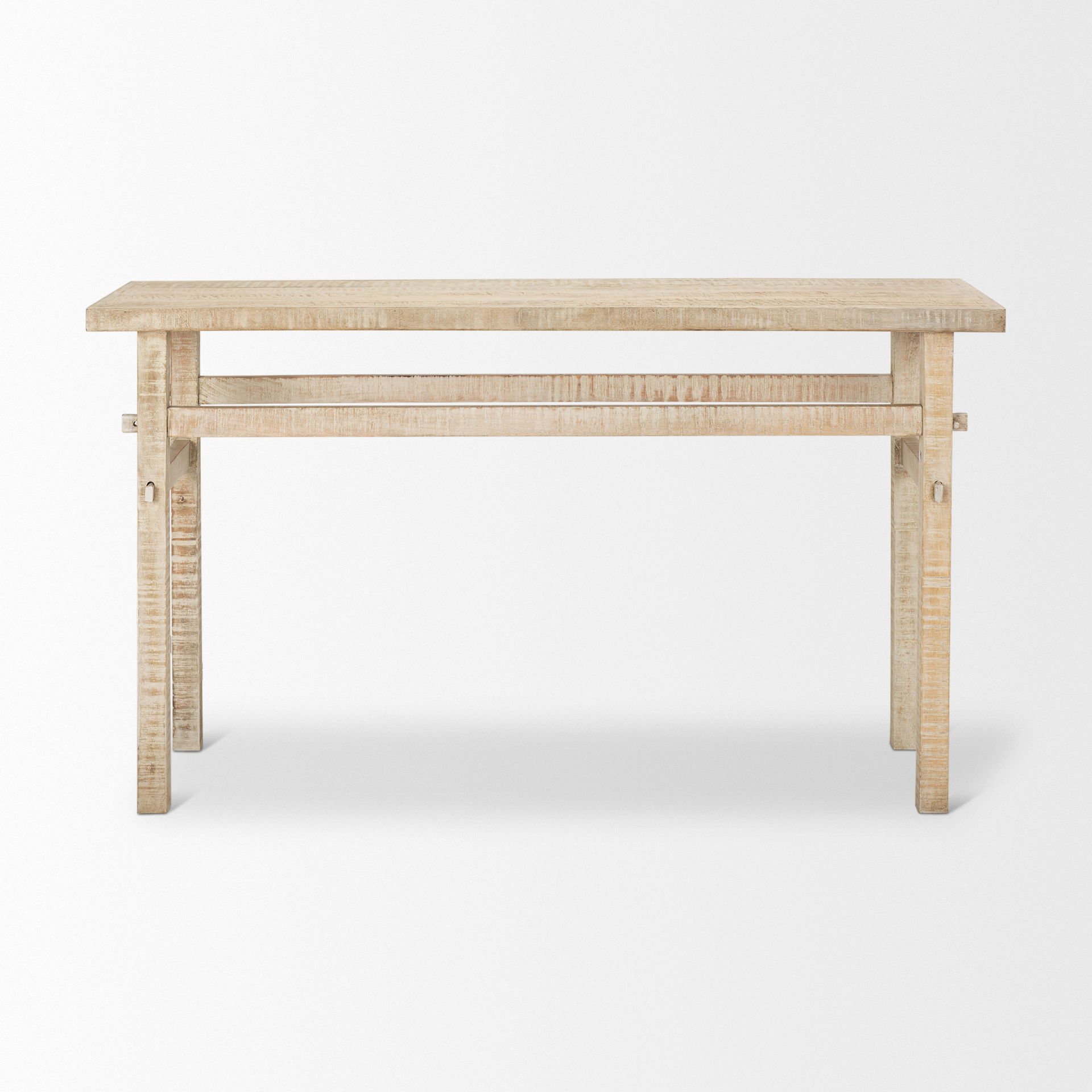 Rosie Small Blonde Wood Console Table large image 