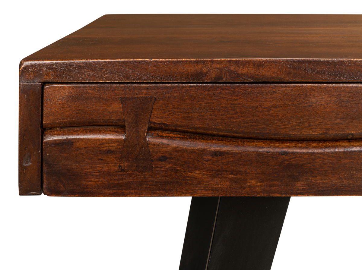 Genius Empire Desk, by Sarreid, 2'4" length x 5'3" width x 2'8" height View 5