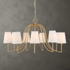 Seville 9 Light Gold Chandelier, Pendant by Uttermost, 21.62" height x 42" diameter thumbnail 2