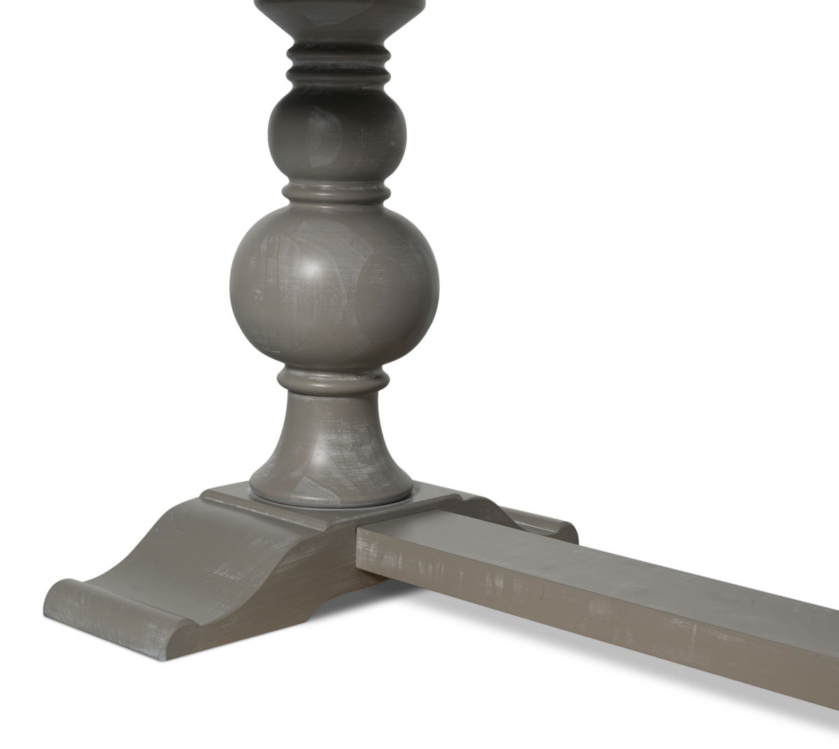 Small 81 Dining Table  Carmine Legno, by Sarreid, 3'4" length x 6'9" width x 2'6" height View 11
