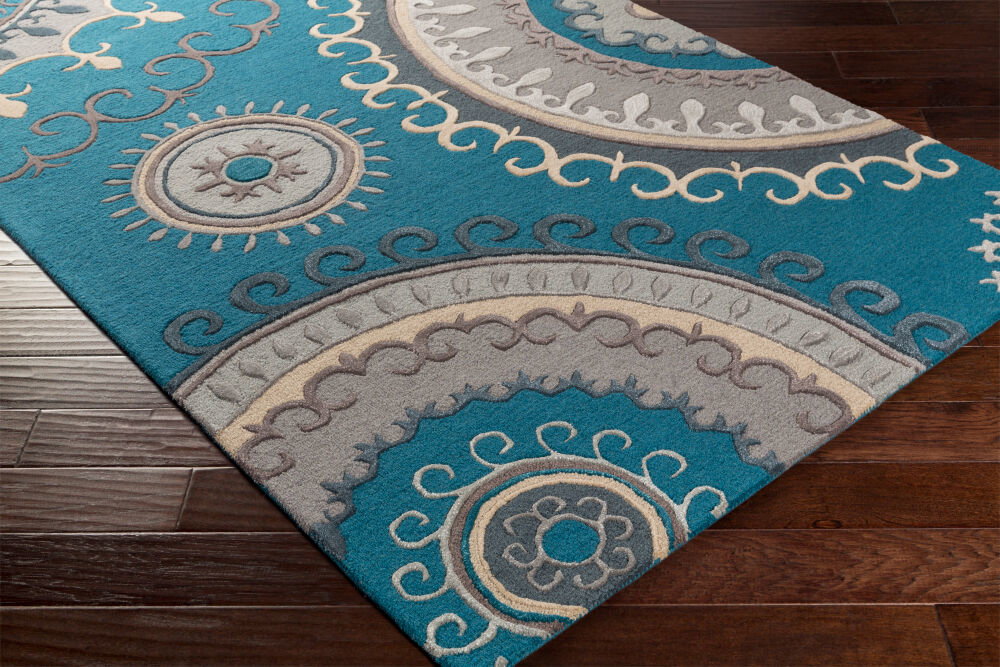 Lounge Handmade Rug, by Surya, 13' length x 9' width