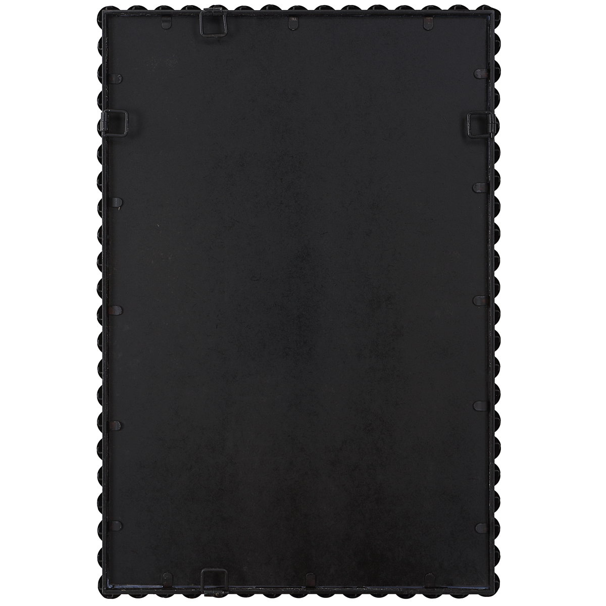 Serna Black Vanity Mirror, by Uttermost, 1'8.5" width x 2'6" height x 2" depth View 7