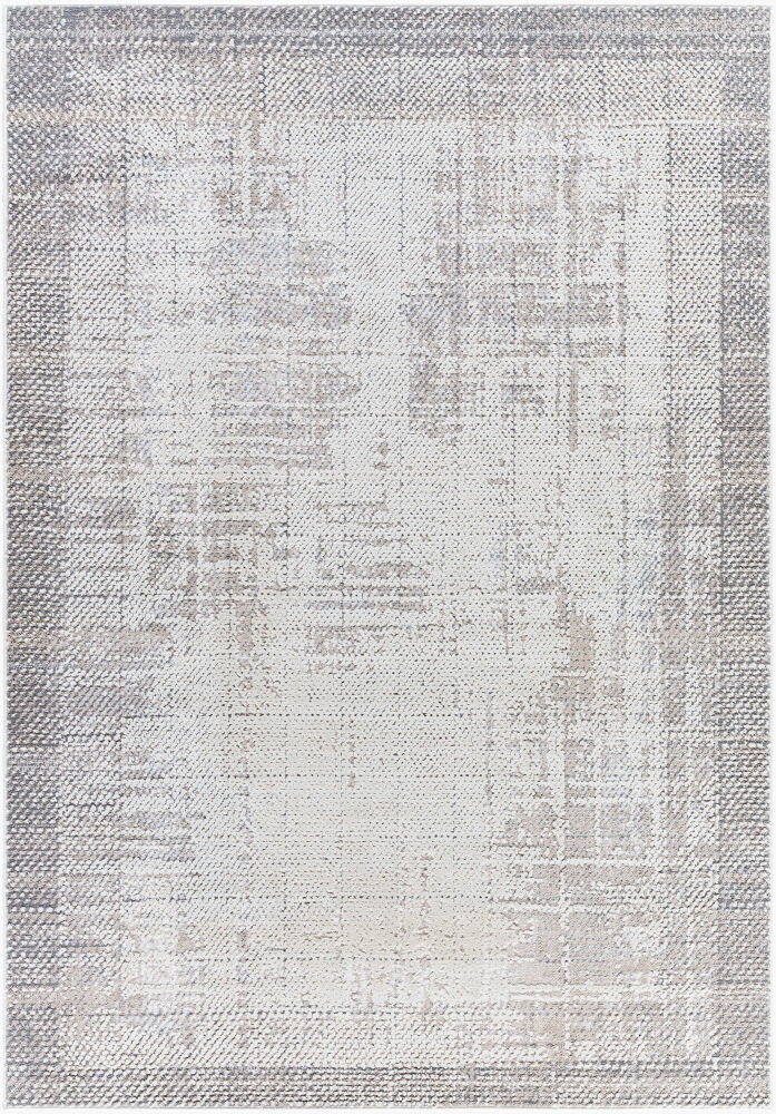 Siyah Machine Woven Rug, by Surya, 6'11.86" length x 5'2.99" width