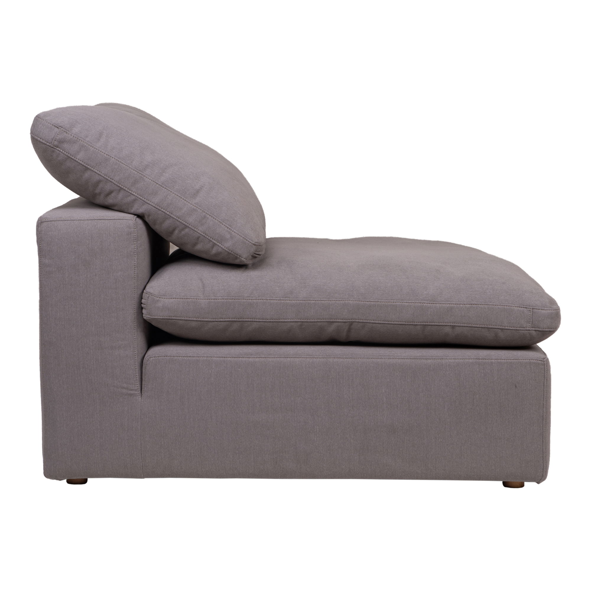 Clay Slipper Chair Light Grey large image 