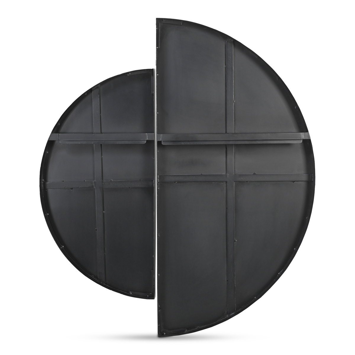 Meridian Wall Decor Black, Sculptural Wall Art by Moe's Home, 36" width x 31" height x 1.5" depth View 5