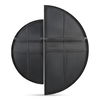 Meridian Wall Decor Black, Sculptural Wall Art by Moe's Home, 36" width x 31" height x 1.5" depth thumbnail 5