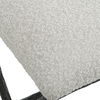 Brisby Gray Fabric Small Bench thumbnail 6