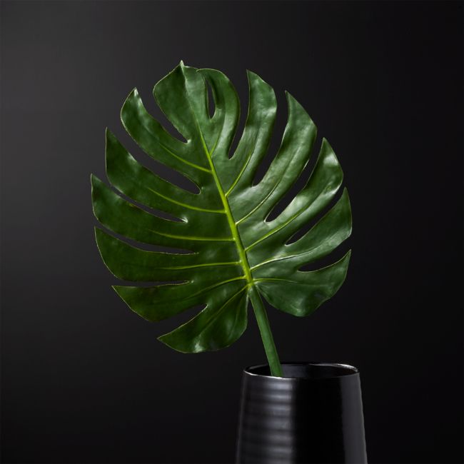 Online Designer Combined Living/Dining Faux Monstera Leaf 41