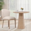 Priscilla Bistro Table Natural, Dining Table by Dovetail, 30" width x 30" height x 30" diameter x 30" depth thumbnail 4