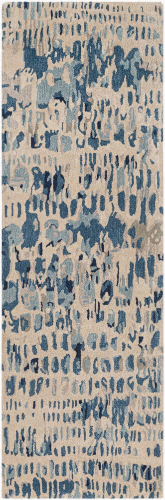 Kavita Handmade Rug, by Surya, 8' length x 2'6" width