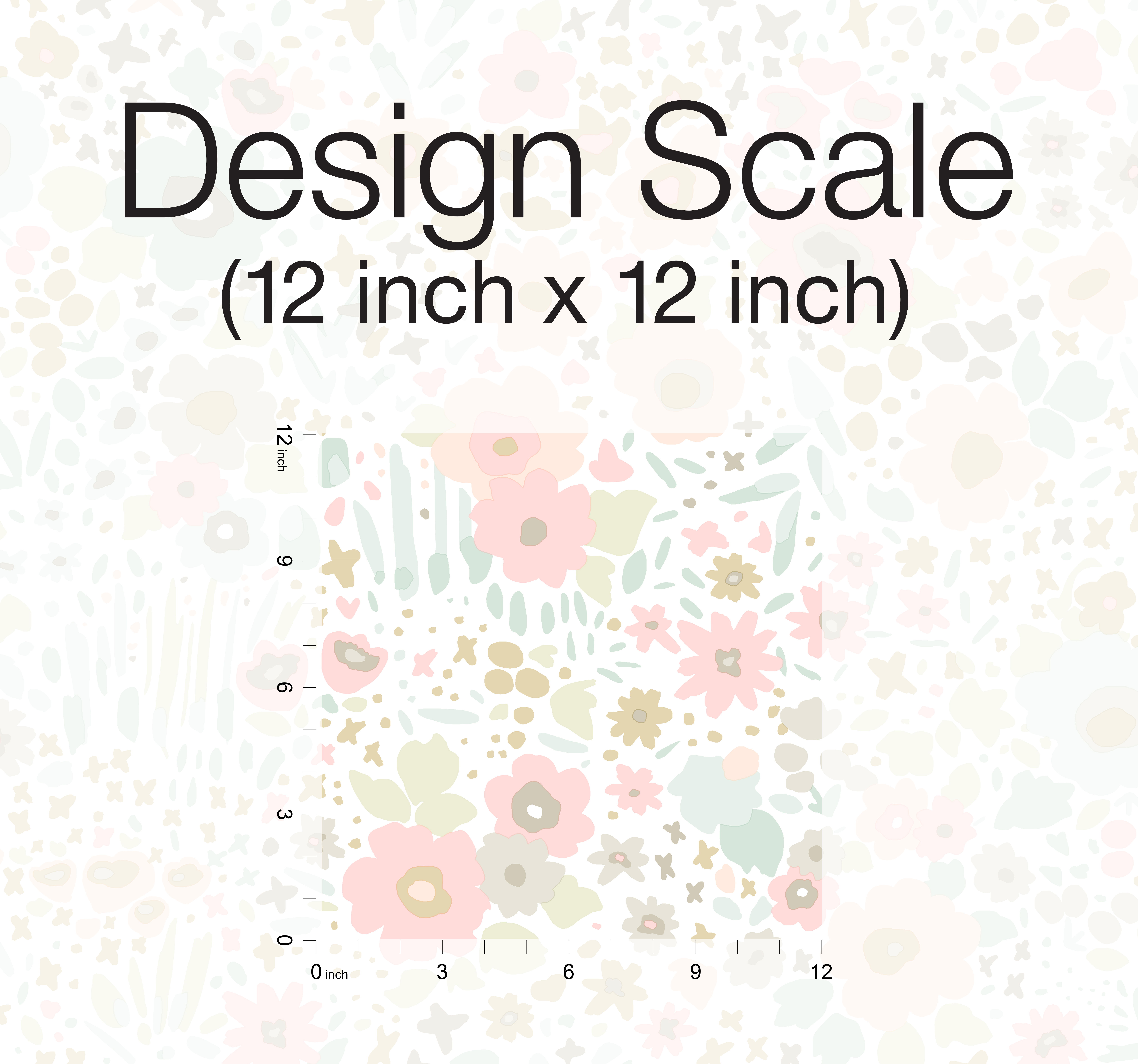 Posey Sidewall Pastel Peel & Stick Wallpaper large image 