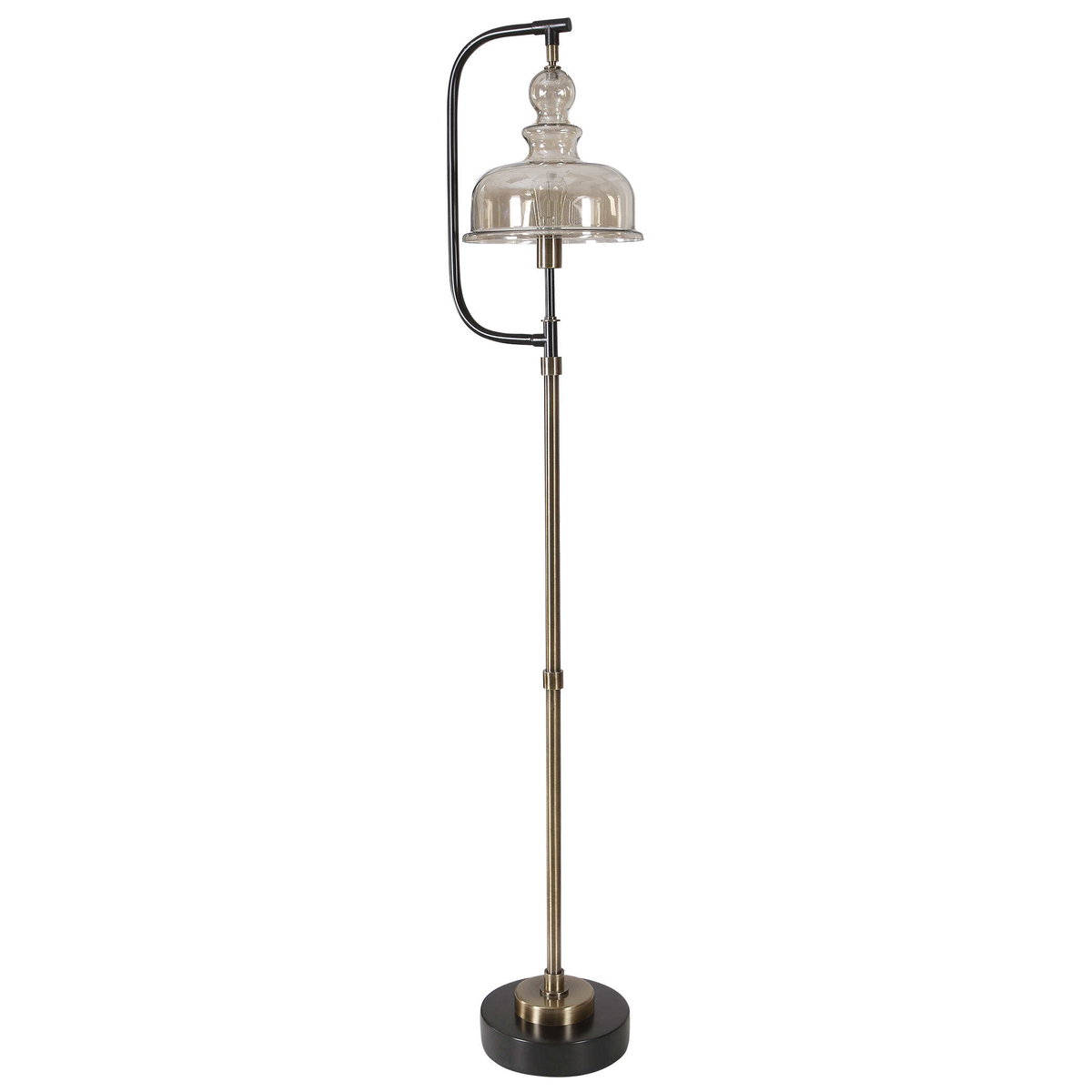 Elieser Industrial Floor Lamp, by Uttermost, 13.5" width x 68.5" height x 11.75" depth View 4
