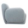 Hazel Lounge Chair Light Blue, Accent Chair by Moe's Home, 39.5" width x 28.75" height x 33.75" depth thumbnail 3