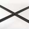 Lucas 30x30 White Marble Top Black Metal Base Coffee Table thumbnail 9