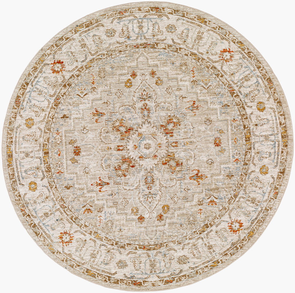 Avant Garde Machine Woven Rug, by Surya, 5'2.99" length x 5'2.99" width