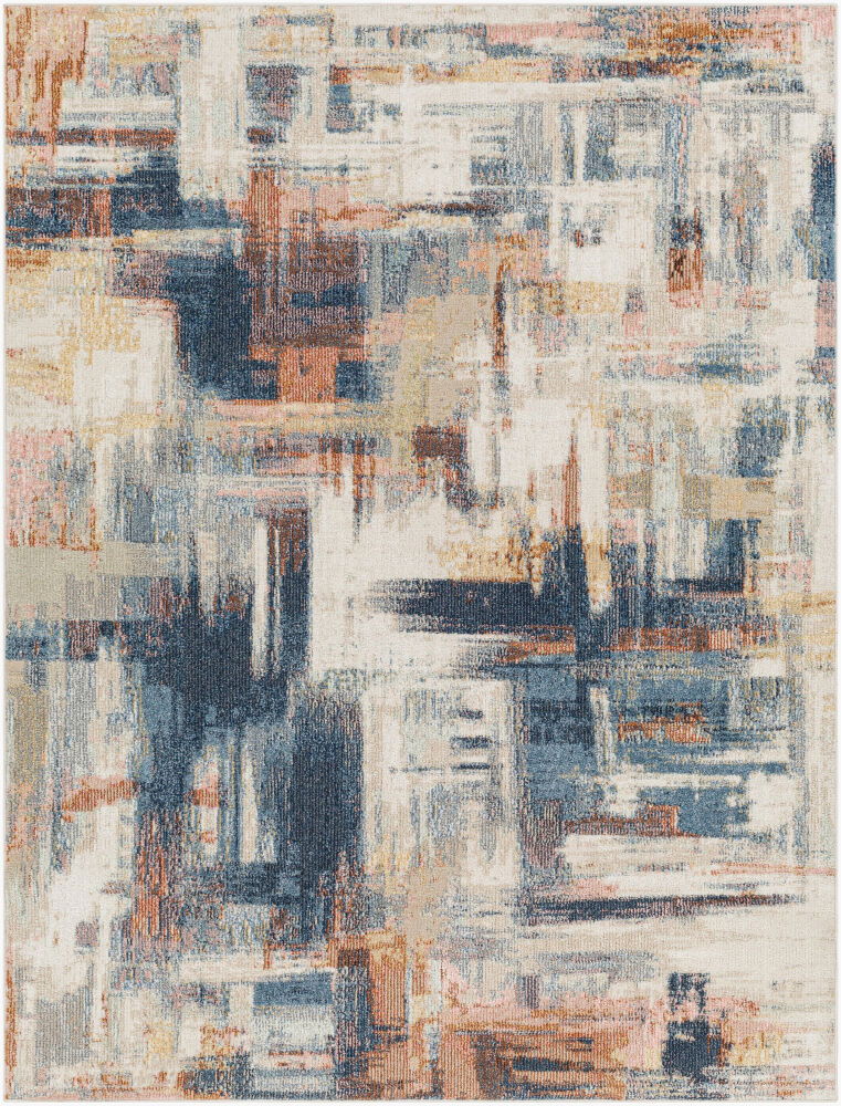 Santana Machine Woven Rug, by Surya, 6'11.86" length x 5'2.99" width