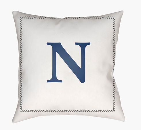 Initials Accent Pillow