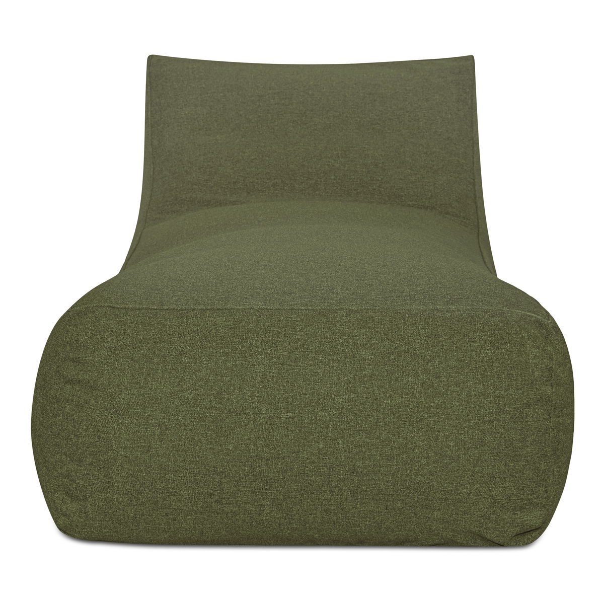 Lirio Outdoor Chaise Green, Chaise Lounges & Daybed by Moe's Home, 39" width x 31.5" height x 78" depth View 1