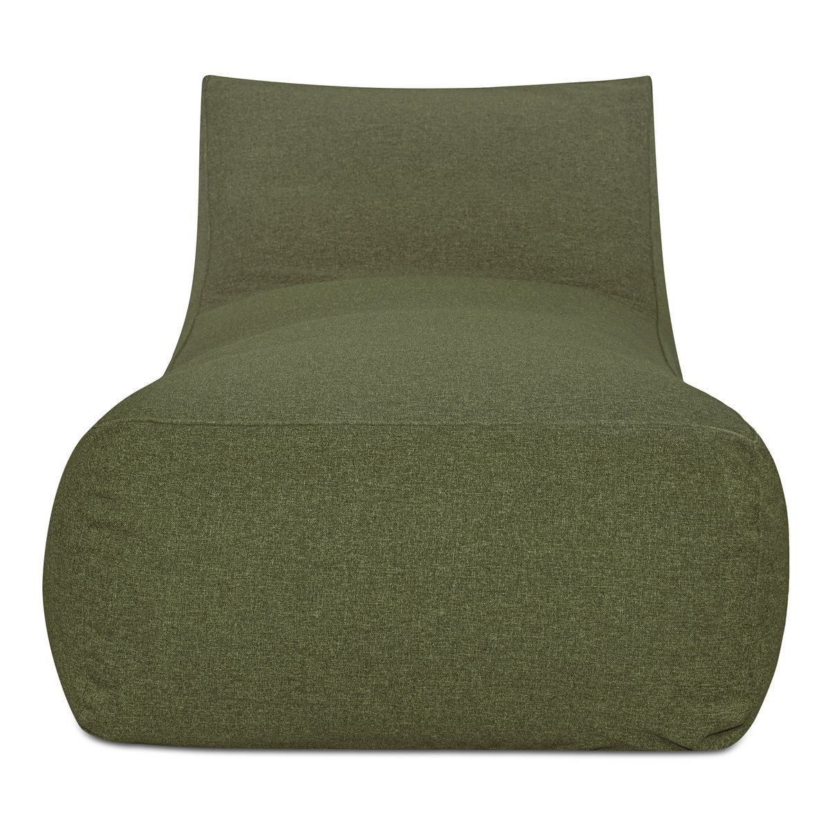 Lirio Outdoor Chaise Green, Chaise Lounges & Daybed by Moe's Home, 39" width x 31.5" height x 78" depth View 1