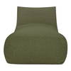 Lirio Outdoor Chaise Green, Chaise Lounges & Daybed by Moe's Home, 39" width x 31.5" height x 78" depth thumbnail 1